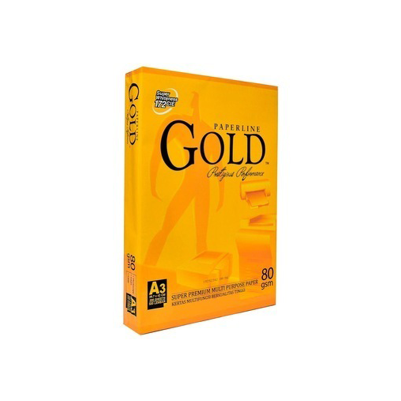Paperbase Gold A4 Copy Paper 80GSM/75GSM/70GSM 102-104%